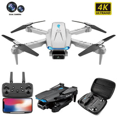 WIFI FPV with 4K Dual Camera Air Pressure Altitude Hold Gravity Sensing Foldable RC Quadcopter RTF