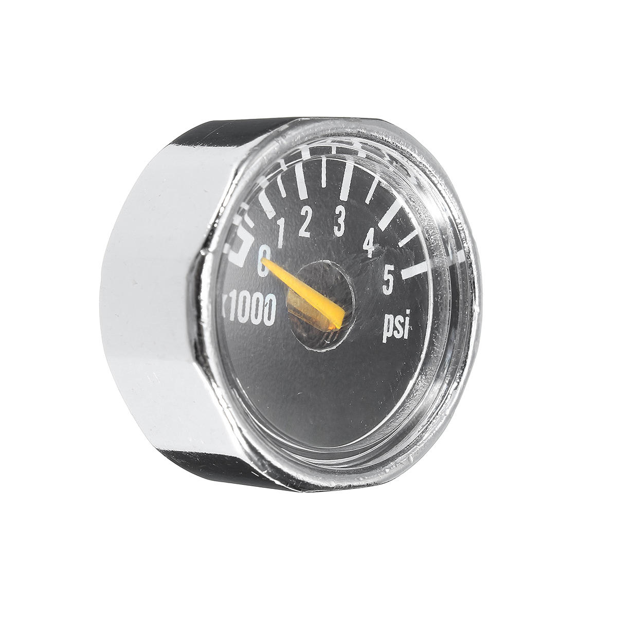 Micro Gauge 1 inch 25mm 0 to 5000psi High Pressure for HPA Paintball Tank CO2 PCP