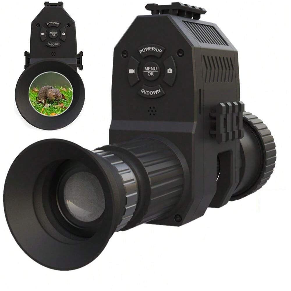 Digital Laser Infrared Night Vision Monocular 100-400M 1080P 2MP Photo Video Recording