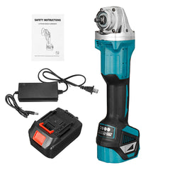 100mm Brushless Angle Grinder 6 Gear Adjustable Electric Polishing Machine W/ 1 or 2 Battery