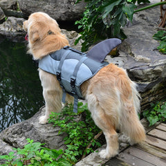Float Pet Life Jacket Dog Lifesaver Safety Shark Safe Vest Swimming Training