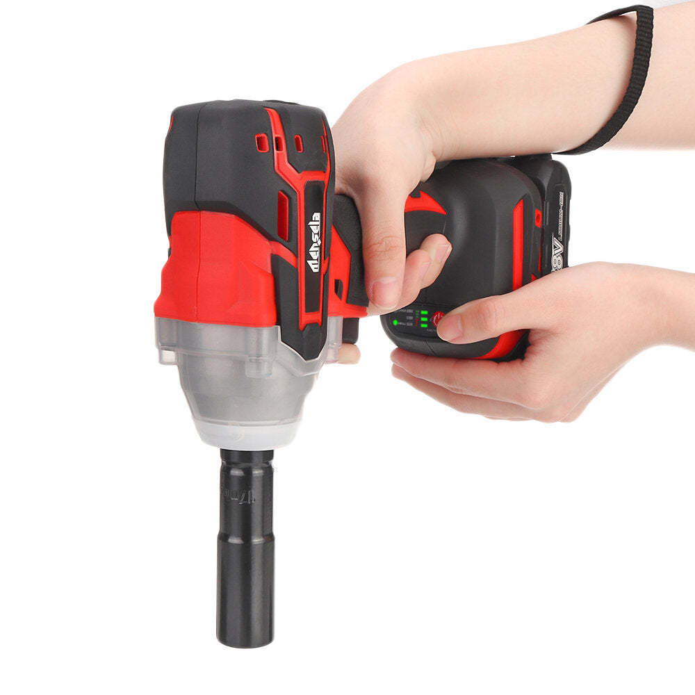 3 In 1 18V 3500RPM 380N.M Brushless Impact Wrench 1/2" Chuck 3 Speeds Wireless Rechargeable Screwdriver Drill