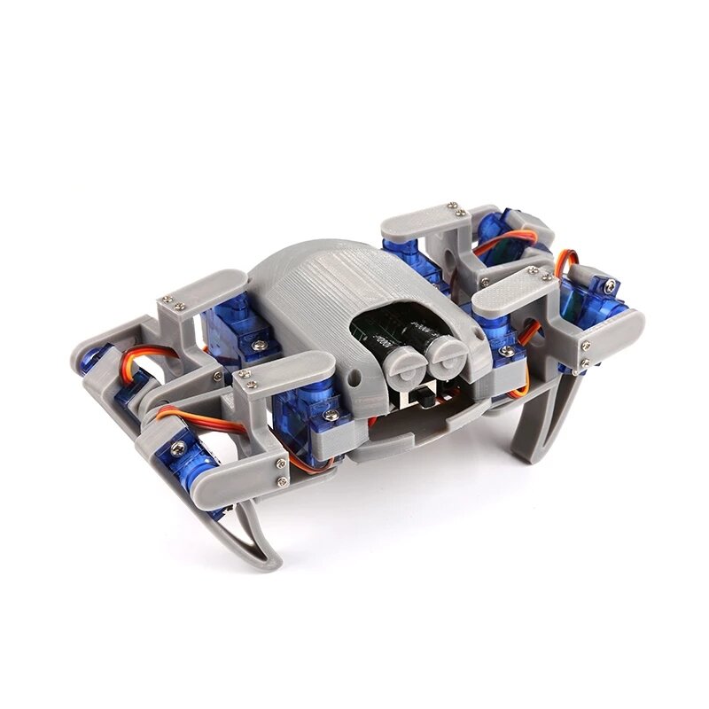 DIY Quadruped Spider Robot Kit STEM Crawling Robot for Programming