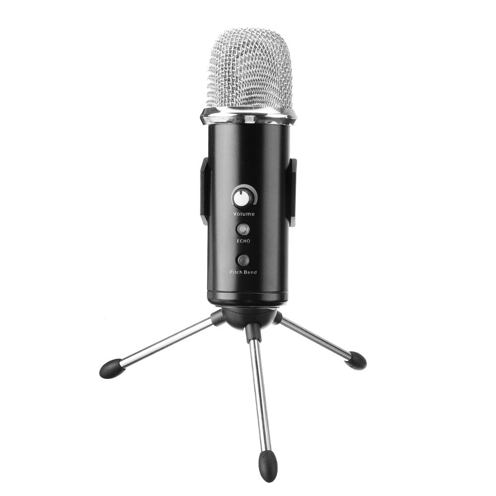 U18 USB Condenser Microphone with 4 Voice Changes and Echos Changes