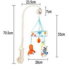 Baby Crib Mobile Bed Bell Holder Toy Arm Bracket Wind-up Music Box