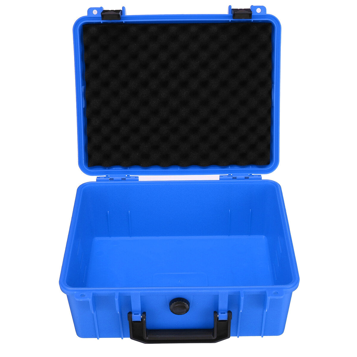 1pc Red/Black/Blue/Yellow Plastic Tool Box Waterproof Tool Box Anti-shock Protection Safety Box