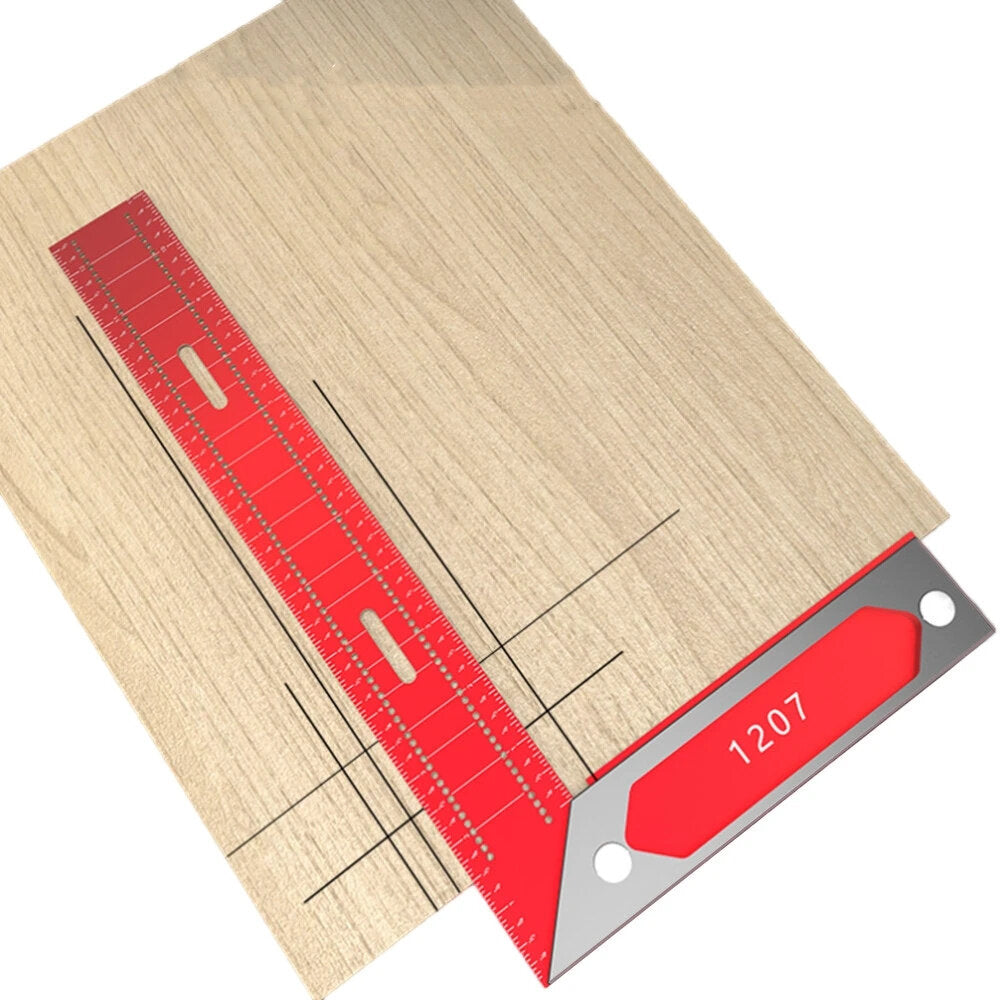 Woodworking Square Aluminum Framing Mitre Square Ruler for Leveling and Measuring Rafter Ruler