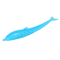 Fish Shape Cat Mint Toothbrush Pet Molar Stick Teeth Cleaning Silicone Toys Pet Toys