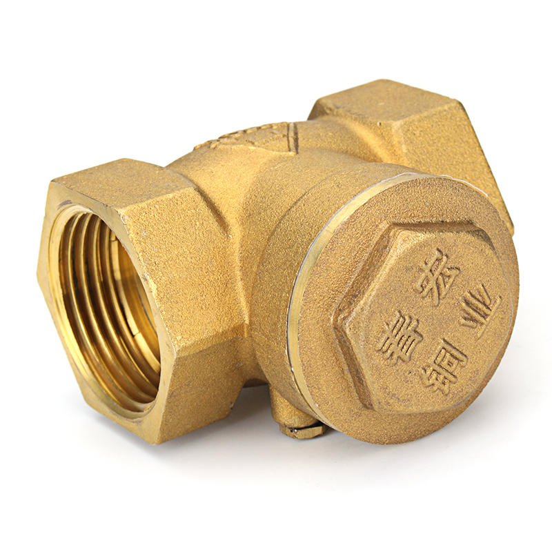 1/2" 2/3" 1" Brass Swing Check Valve Female NPT Threaded Durable Brass Construction Valves