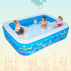 Inflatable Swimming Pool Kids Adult Yard Garden Family Party Outdoor Indoor Playing Inflatable Bathtub