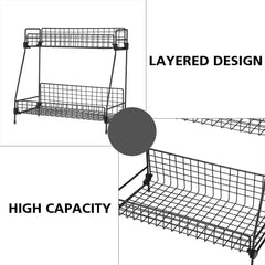 Multi-functional Makeup Rack Storage Box Kitchen Dormitory With Multi-layer Book Desktop Racks