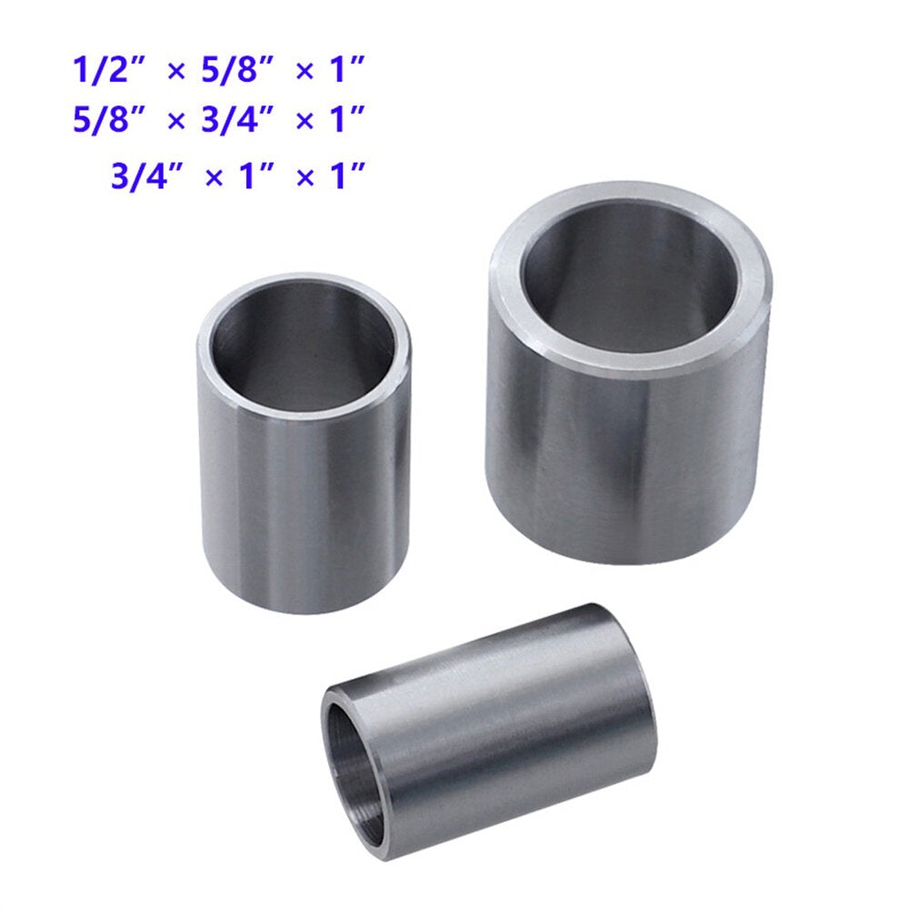 1/2 to 5/8 Inch 5/8 to 3/4 Inch 3/4 to 1 Inch Steel Shaft Adapter Reducer Sleeve Bushing for Table Grinding Wheel