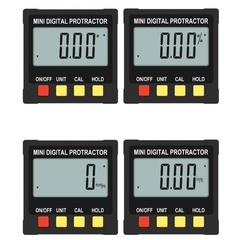 Large LCD Magnetic Digital Protractor Angle Finder 360° Inclinometer Spirit Level Ruler