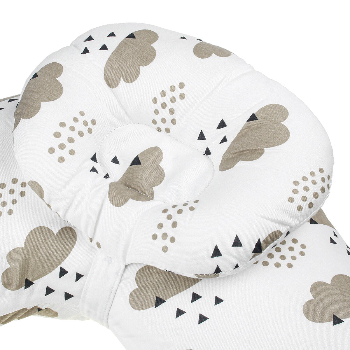 Baby Cot Pillows Newborn Infant Anti Flat Head Cushion Neck Anti Roll Support