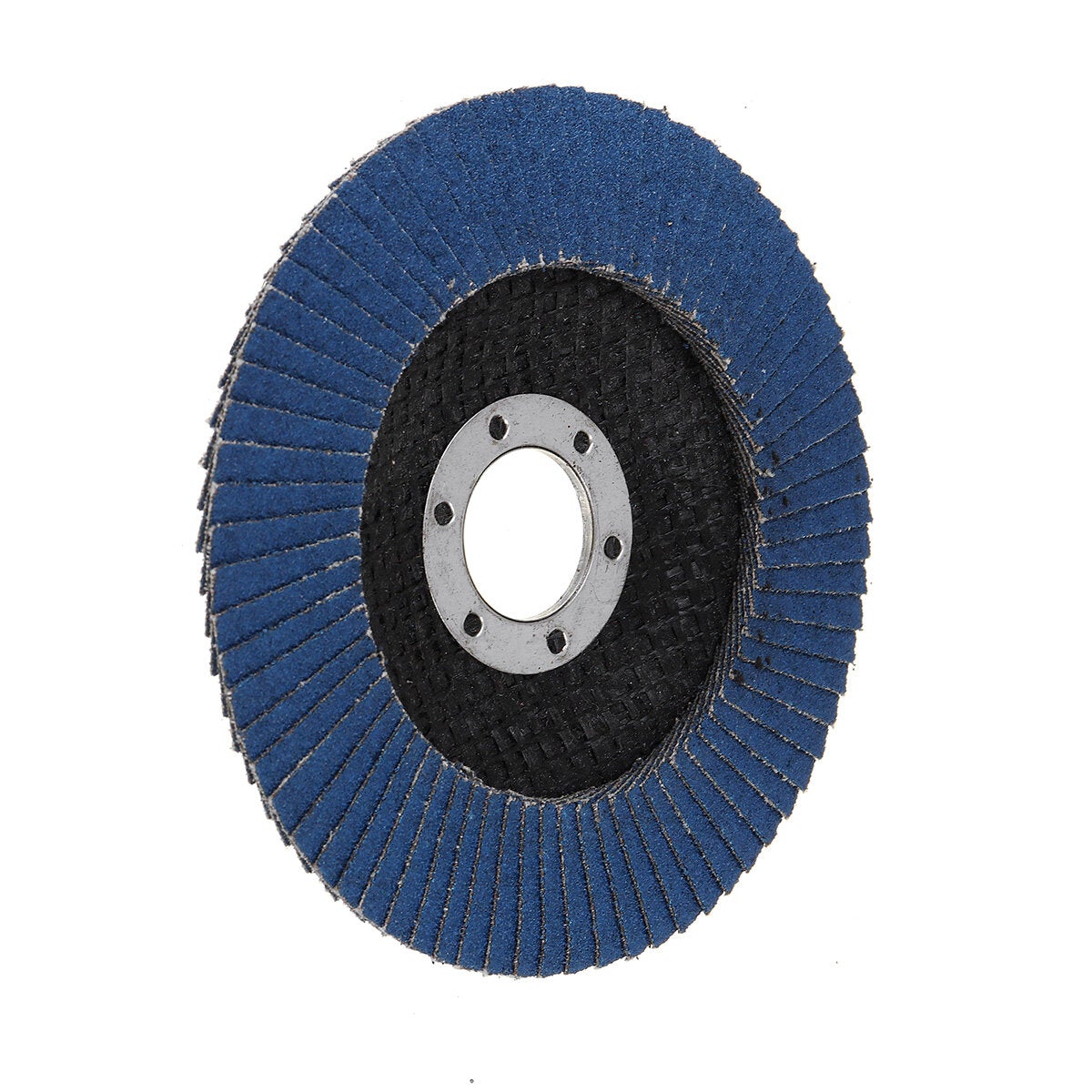 10Pcs 4 Inch Sanding Flap Discs Frosted Sheet Blue Sand 100 Type Louvre Polishing Wheel