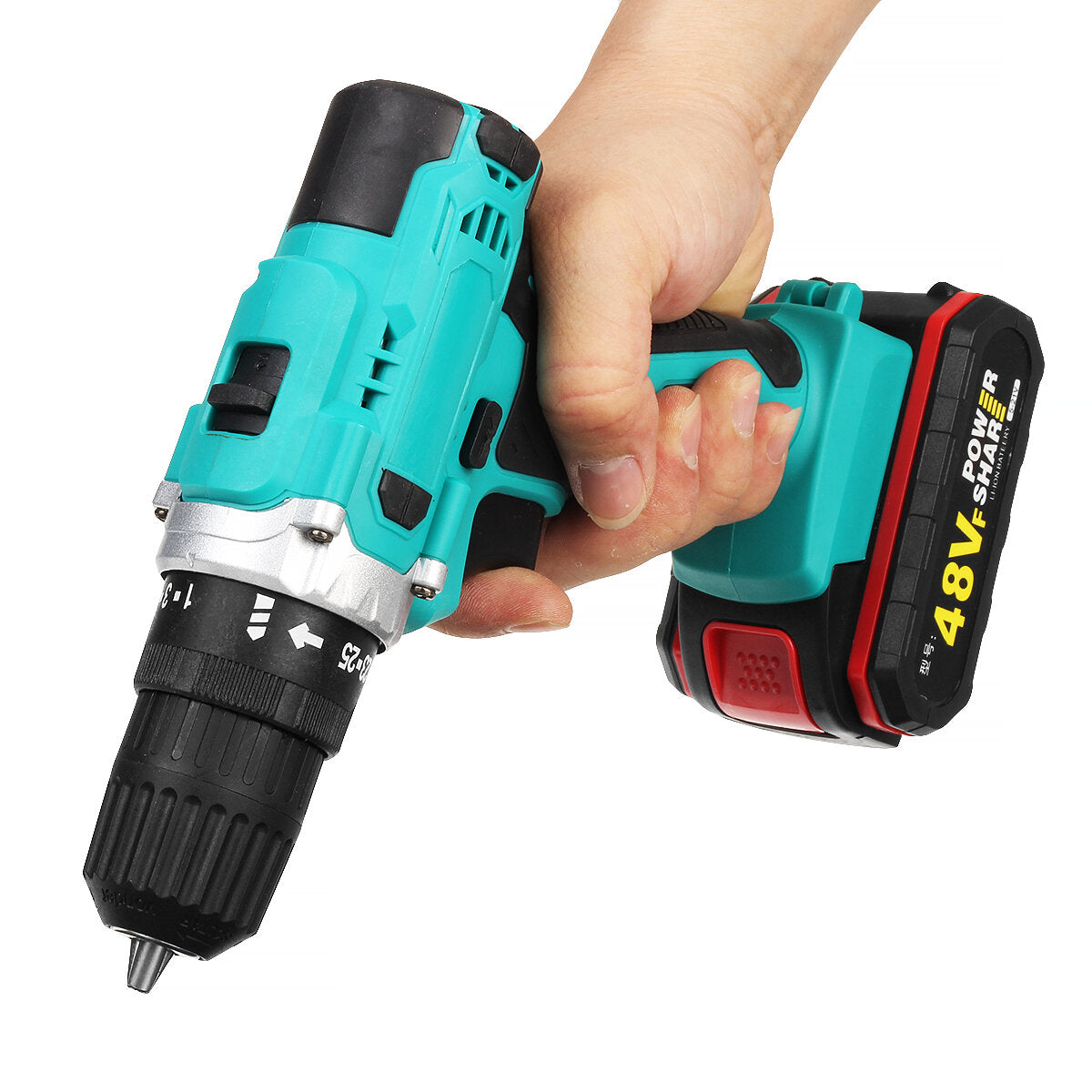 48vf 3 In 1 Multi-functional Cordless Drill Electric Torque Wrench Screwdriver Drill 3/8-Inch Chuck