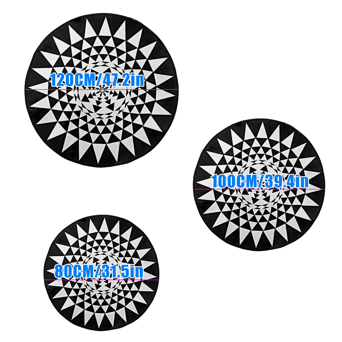 Round Rugs Floor Carpets Soft to Touch Extra Large Mats