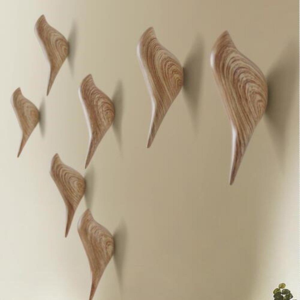 Bird Shape 3D Wall Hooks Resin Bird Decoration Coat Towel Hook Single Wall Hanger