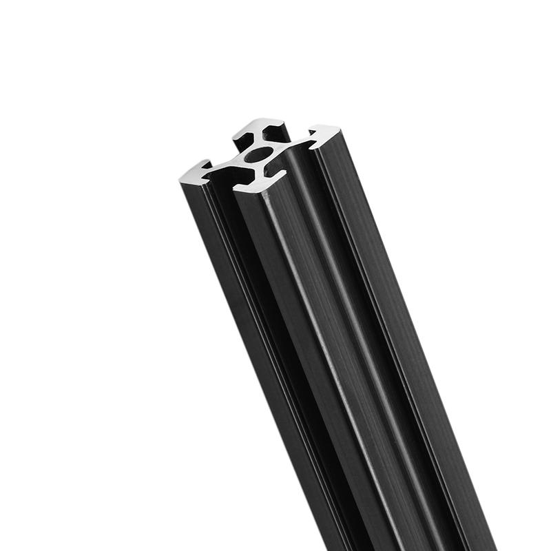 1500mm Length Black Anodized 2020 T-Slot Aluminum Profiles Extrusion Frame For CNC
