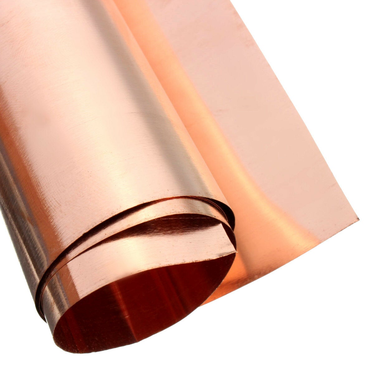 0.1x200x500mm 99.9% Pure Copper Sheet Metal Sheet Foil for Handicraft Aerospace