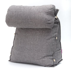 Triangle Wedge Cushion Backrest Sofa Bed Couch Seat Rest Pad Waist Support with Adjustable Headrest for Home Office