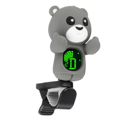 Acoustic Guitar Tuner Cute Cartoon Bear Clip-on Tuner Lcd Display for Guitar B Ukulele Violin Easy to Use