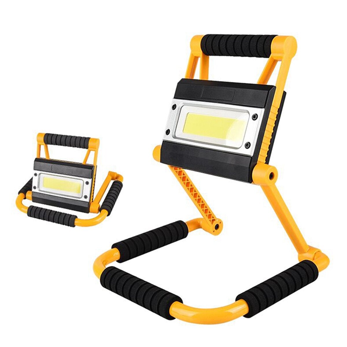 LED Portable Spotlight Searchlight Camping Light Rechargeable Handheld Work Light Power Waterproof Lantern