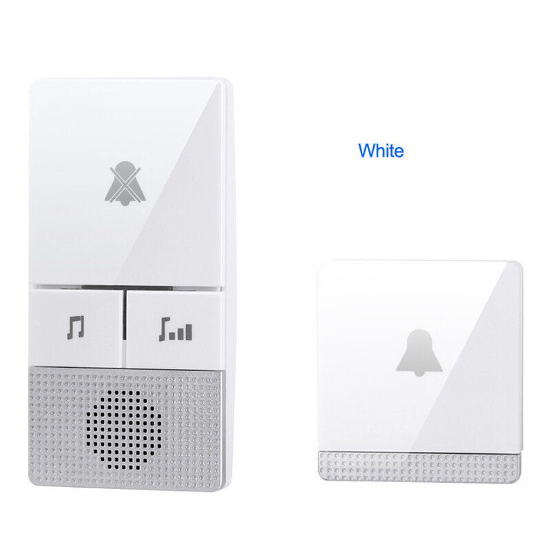 Wireless DoorBell 1 button 1 Receiver 110DB Sound Self Powered Waterproof Wireless DoorBell
