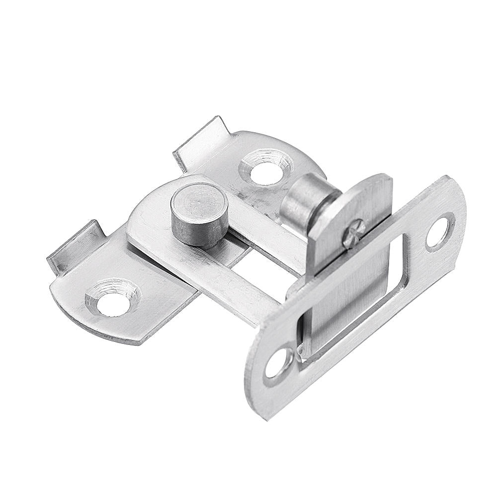 90 Degree Buckle Bolt Barn Door Lock Latch Hasp Sliding Door Buckle for Toilet Doors and Windows