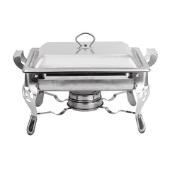 1PC 6L Stainless Steel Buffet Stove Chafing Dish Food Warmer Party Home Cater Food Warmer Buffet Stoves
