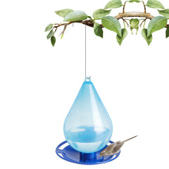 Bird Waterer Bird Feeder Hanging Wild Bird Feeder Squirrel Proof Seed Food for Yard Garden Outdoor Decoration