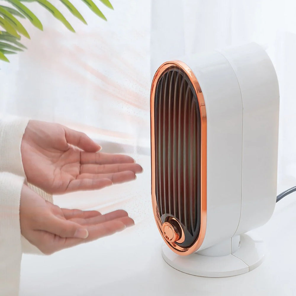 700W Portable Electric Heater Fan - Fast 3S Heating, Low Noise for Home/Office