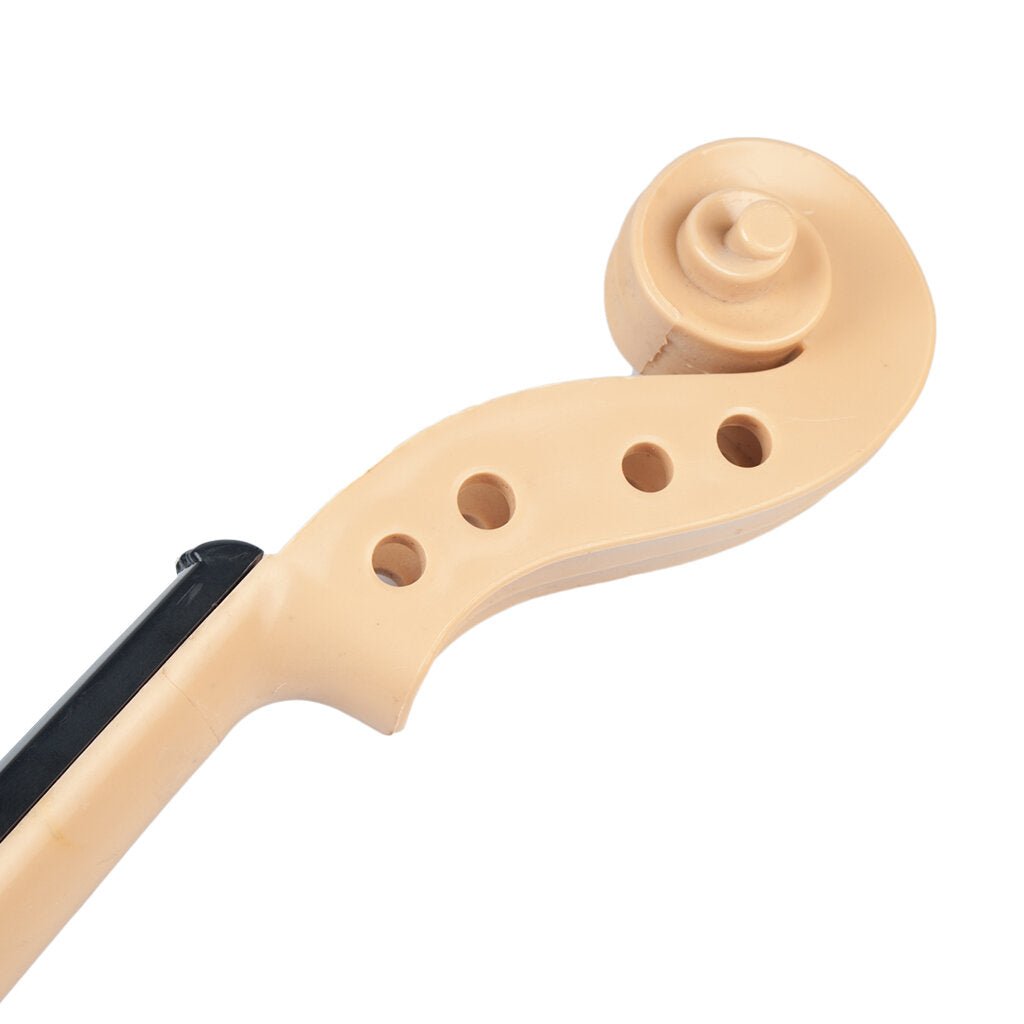 Plastic Violin Head Neck for 4/4 3/4 1/2 1/4 1/8 Violin