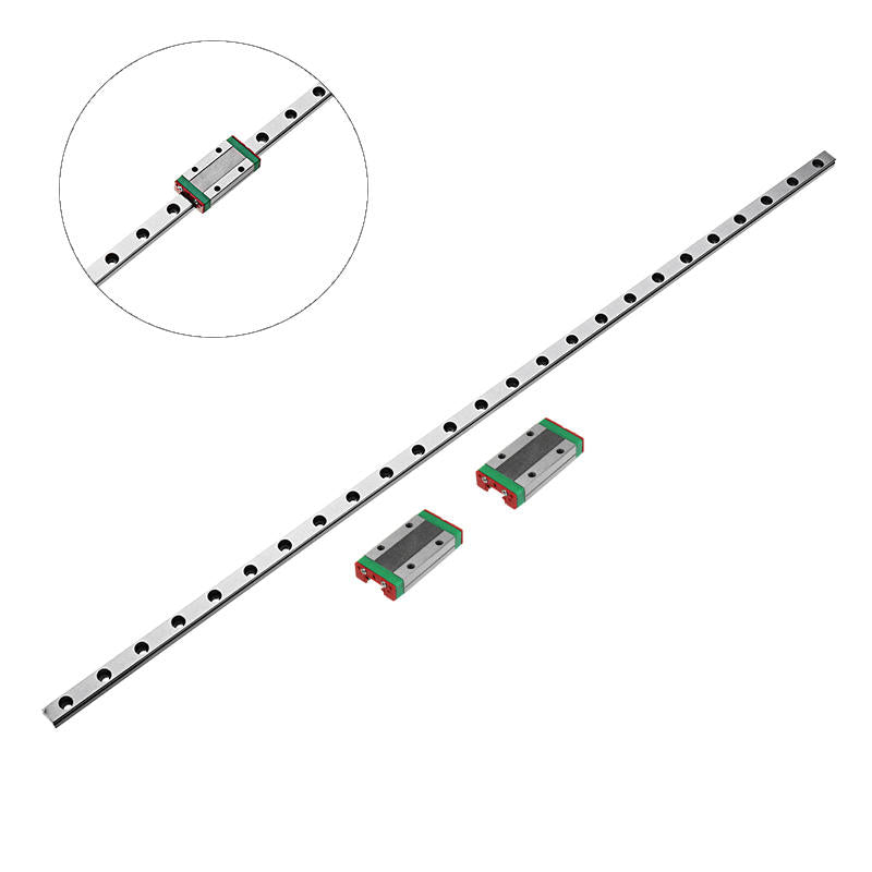 500mm Length MGN9 Linear Guide with 2pcs MGN9H Linear Rail Block CNC Tool