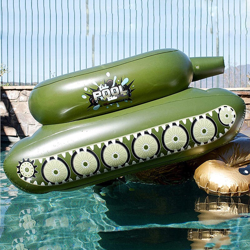 160*120*60cm New Inflatable Waterjet Tank Swimming Circle WIth Sprinkler For Adults and Children