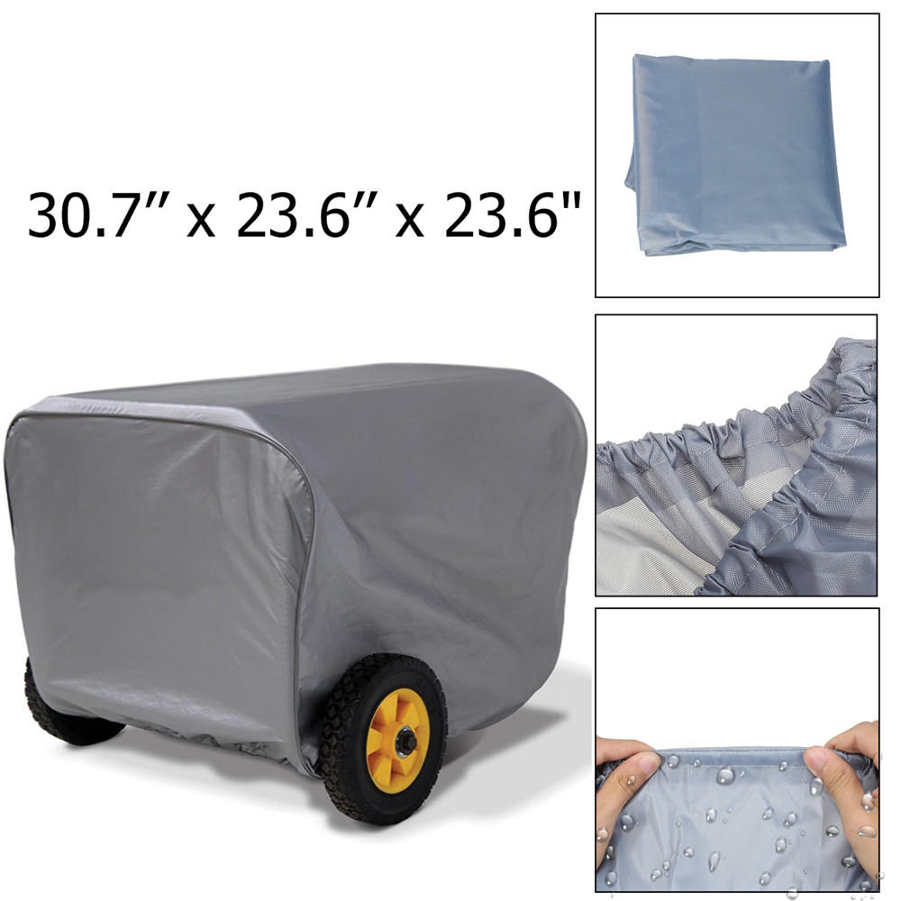 Portable Generator Cover Weather-Resistant Weatherproof Dustproof Storage Cover Large