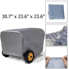 Portable Generator Cover Weather-Resistant Weatherproof Dustproof Storage Cover Large