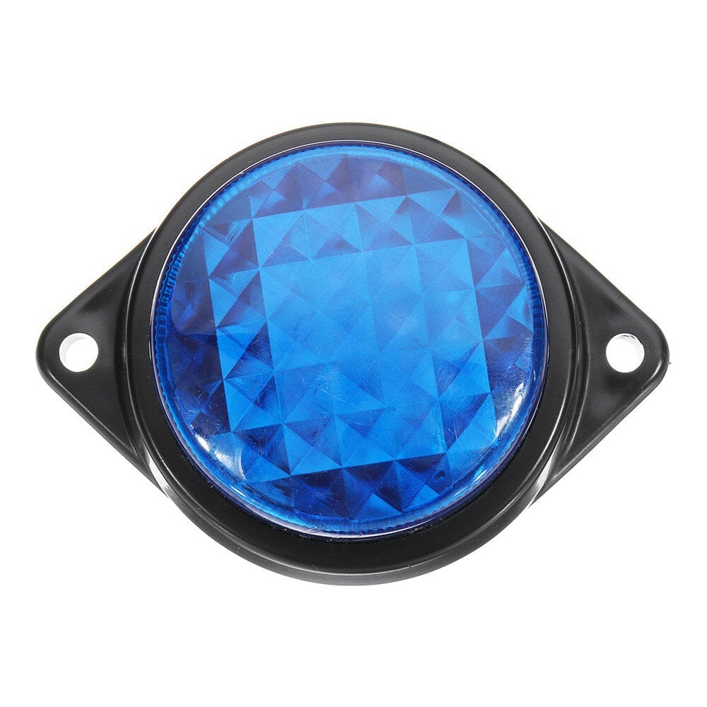 LED Light Clearance Front Rear Side Marker Indicator Lamp Round Outer Display Width Light