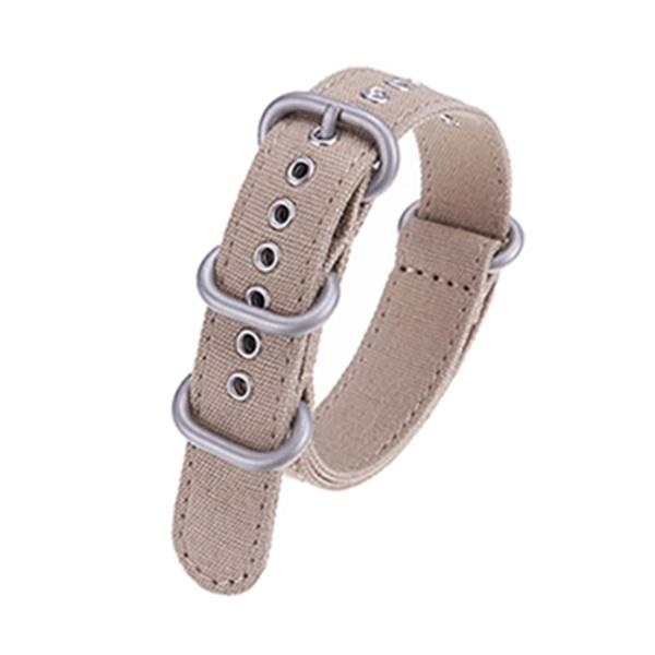 22mm Multicolor Thicken Durable Military Canvas Nylon Watch Band Strap