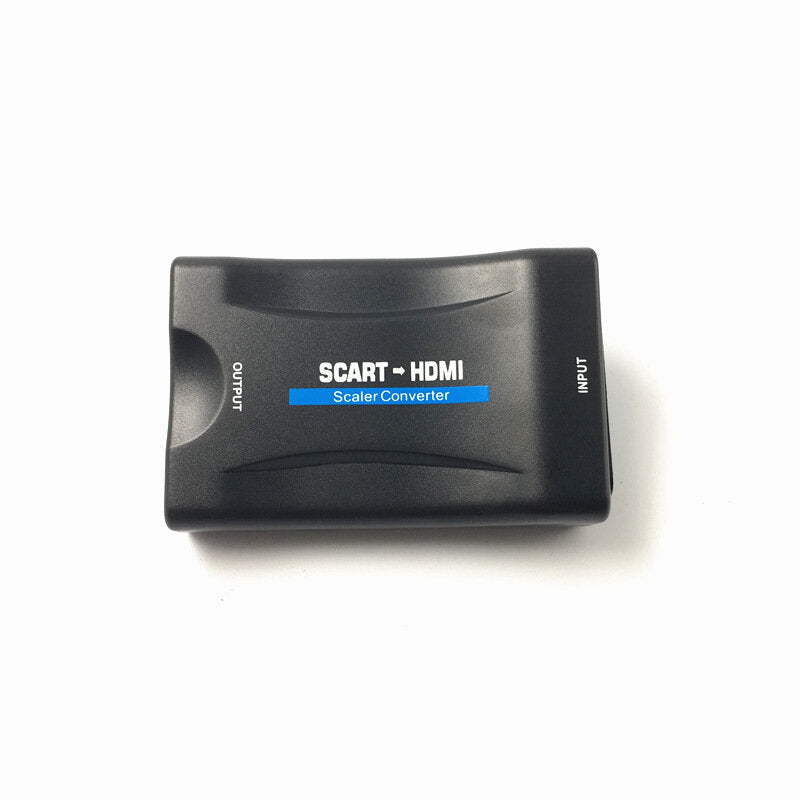 Scart to HDMI Converter Video Converter 1080P 720P HDMI Output Splitter for PAL NTSC3.58. NTSC4.43 SECAM PAL with DC 5V 1A Power Adapter