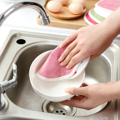 Hang Thickness Bibulous Dishcloth Heat Resistant Coaster Dry Hand Dish Cleaning Towel