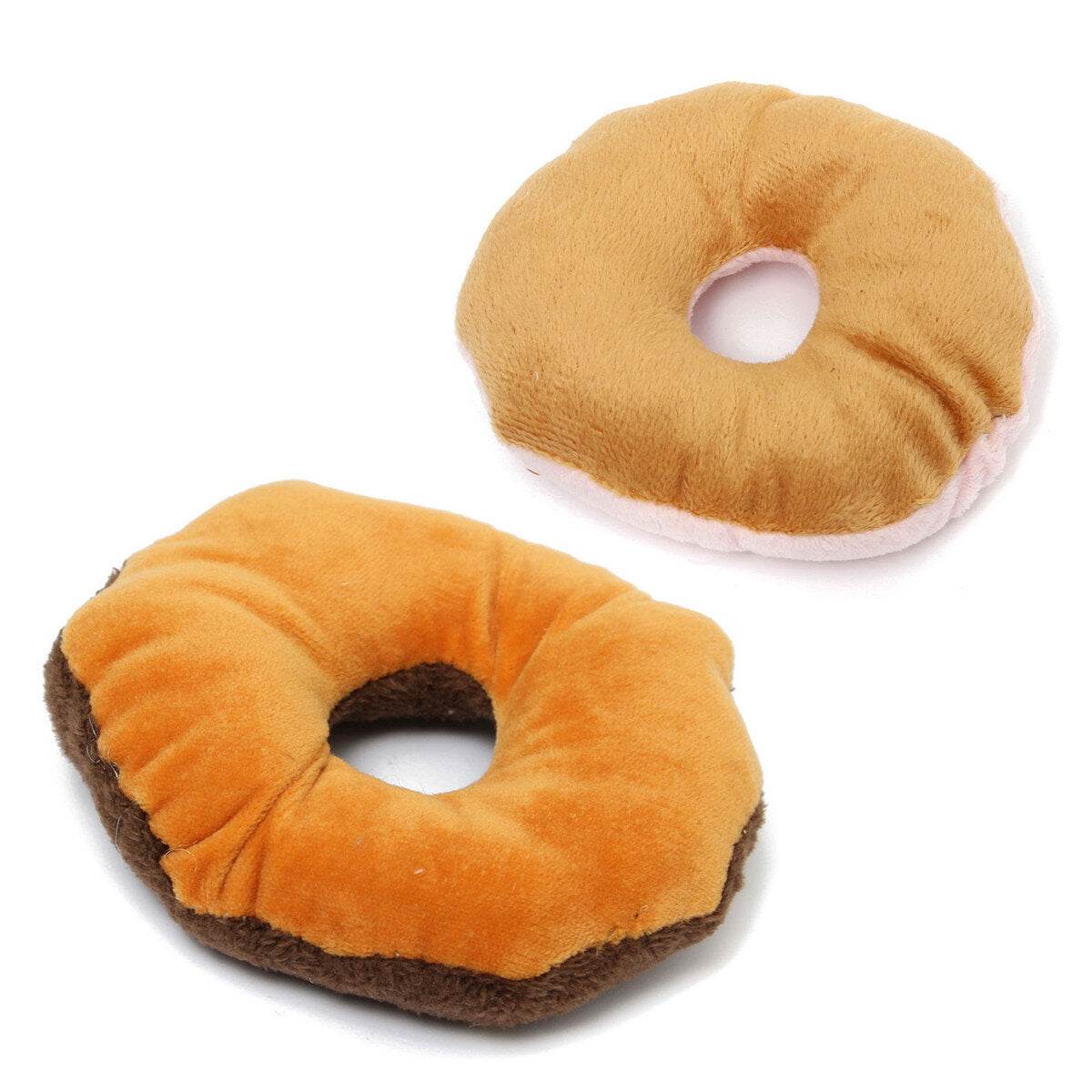 Dog Donut Toy Lovely Soft Pet Supplies Cat Funny for Playing Built in A Lound Whistle