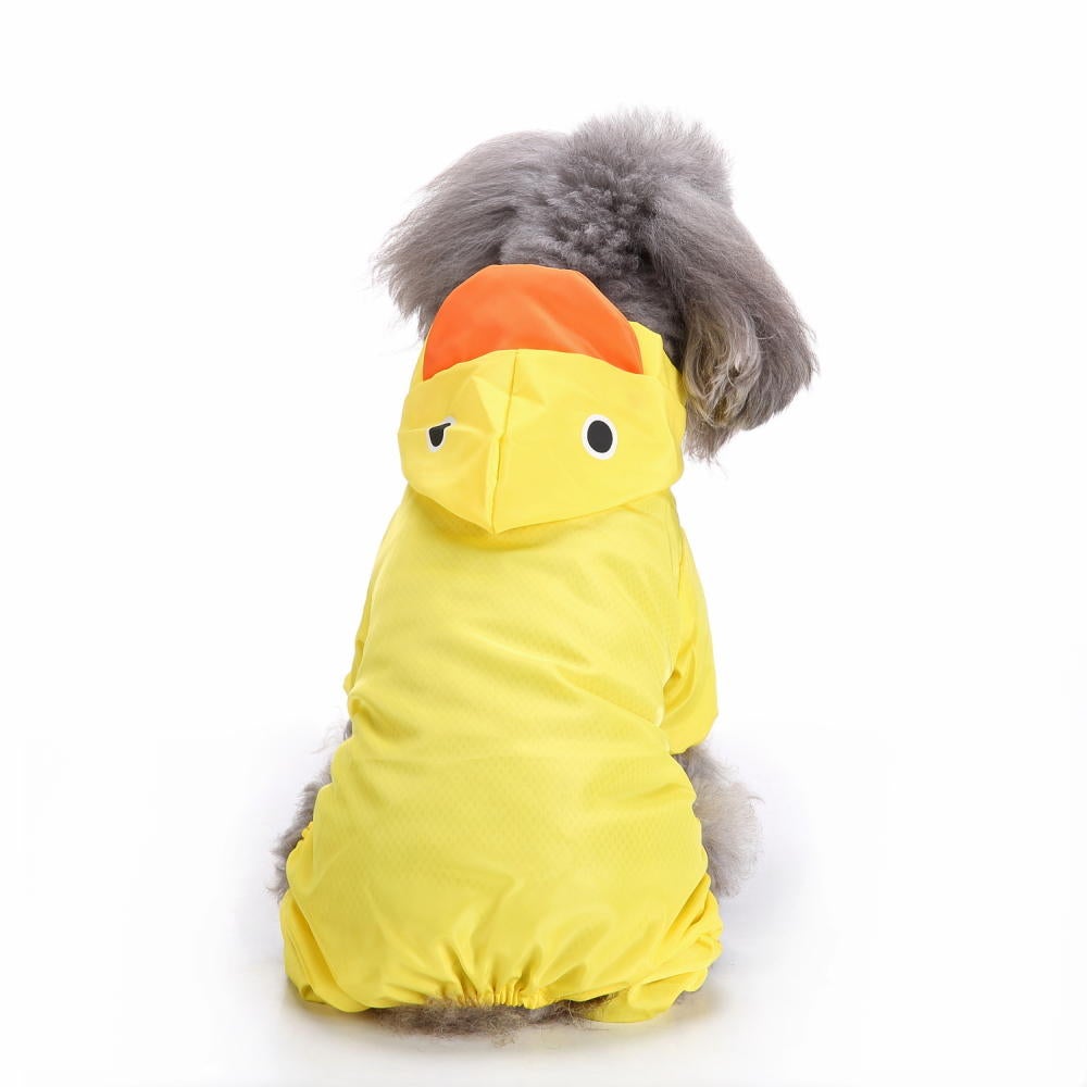 Dog Lovely Duck Aniamls Raincoat Dog Outdoor Jacket Waterproof and Comfurtable