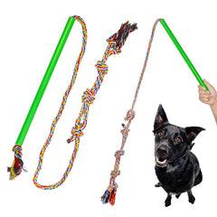 Dog Rod toxick Colorful Rotar Outdoor Extendable Funny Cat Bite Rotary Oral Care Extendable Colorful Pets Toys