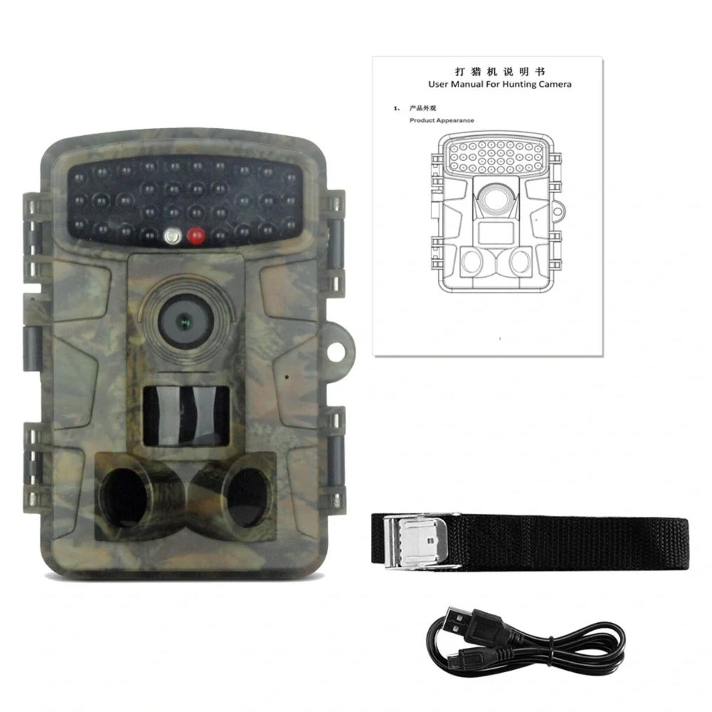 20MP HD 1080P 0.2s Trigger Time Waterproof IP65 IR Night Vision Hunting Camera Trail Camera Outdoor Wildlife Monitoring Home Security Surveillance