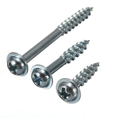 100pcs ST4-20/25/38 Screws Carbon Steel Cross Head ST4 Woodworking Screw Half-tooth Self-tapping