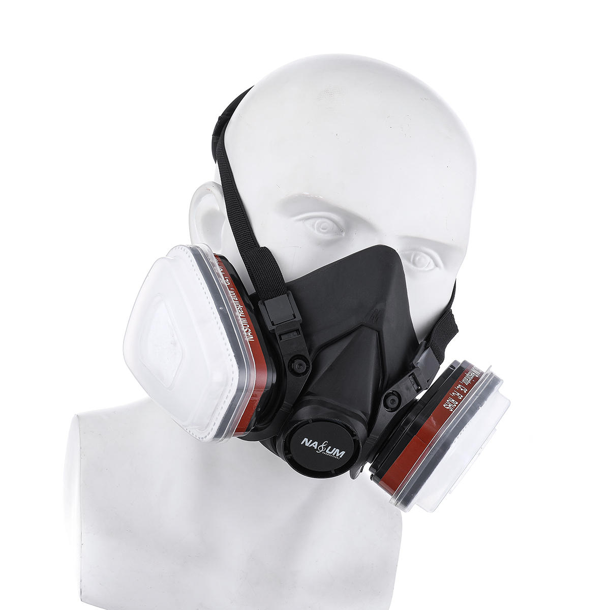 Half Face Gas Mask Respirator Painting Spraying Safety Work Filter Dust Mask