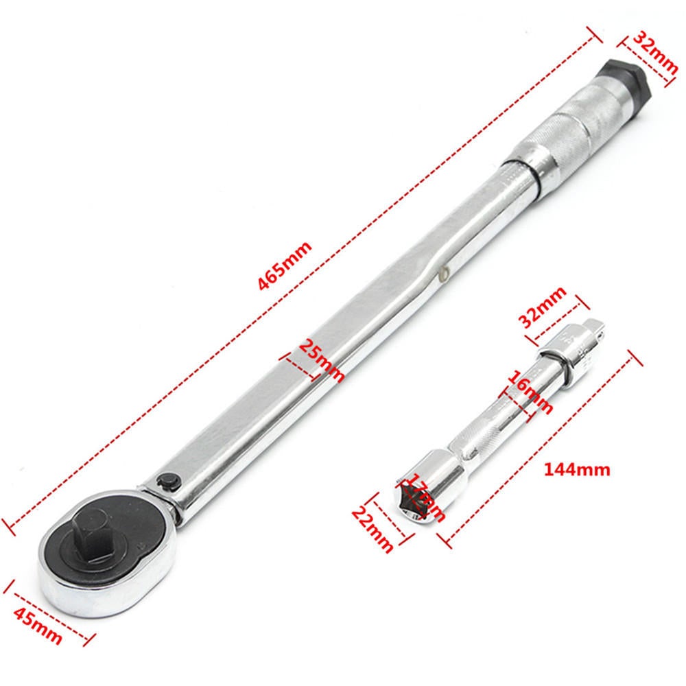 1/2 Inch Driver Click Adjustable Torque Wrench