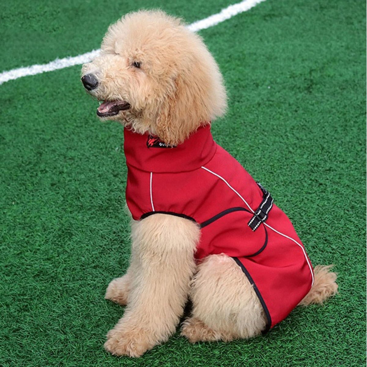 Waterproof Dog Jacket Reflective Large Dog Clothes Coat Winter Warm Outdoor Suit