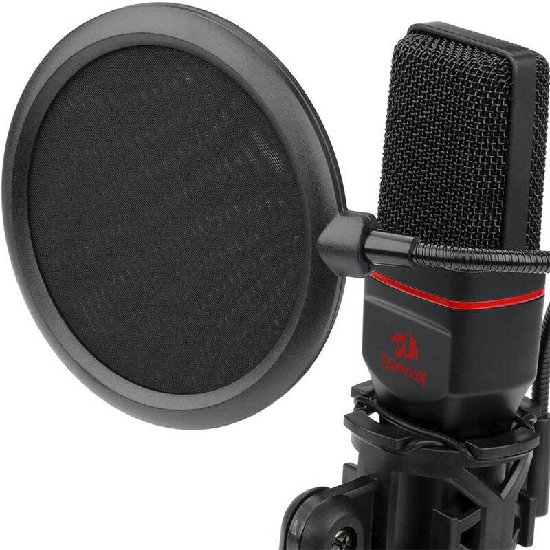 Omnidirectional Karaoke Recording Condenser Microphone Audio 3.5mm Wired Mic for PC Laptop Tablets Smartphones Live Broadcast Streaming